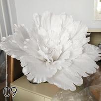 1 vnt dirbtinės didelės bijūnų gėlių sienų plokštės 30/40/50 cm šilko gėlių galvutės vestuvių fono vakarėlio gimtadienio pakabinimo ant sienos 30cm