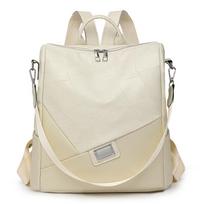 Minimalist Retro Backpack: High-Quality Single Shoulder Bag for Women, College Students, and Daily Commute One Size rožinė