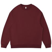 LVLV Kids American Style Loose Fit Terry Fleece Sweatshirt | Heavyweight Round Neck Trendy Brand 130 vidutiniškai pilka spalva