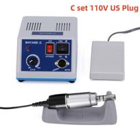 Odontologinis mikromotorinis poliruoklis N3 Naujas poliravimo mikromotorius 35000 aps./min. E tipo rankinis elementas Marathon blokas Odontologijos įrankis C set 220v EU Plug