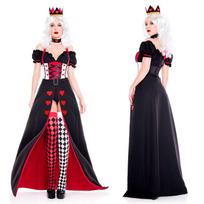 Halloween Princess of Hearts Queen Alice in Wonderland Queen of Hearts Dress S