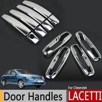 Automobilių durų rankenų dangteliai, skirti Chevrolet Lacetti Optra Daewoo Nubira Suzuki Forenza Holden Viva lipdukas chromuotas išorinis automobilis 1 KEYHOLE HANDLE