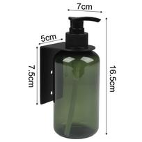 Elegantiškas žalias muilo dozatoriaus laikiklis dušo želė ir šampūno buteliukams 1 Bottle A
