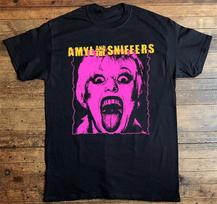 NAUJAS Amyl and the Sniffers Grupės Plakatas Marškinėliai Juodi Visų Dydžių S-5XL AR1466 Unisex Marškinėliai XXL