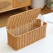 Cable Management Box Organizer Organization with Lid Electrical Cord Case for 1 Open Slot