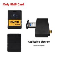 SATA sąsajos tinklo plokštės adapteris su nemokama McBoot V1.966 FMCB atminties kortele PS2 konsolei SATA sąsajos HDD Playstation 2