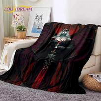 Diablo 3D Retro Game Gamer Soft Blankets,Keep Warm Throw Blanket Comfortable Blanket for Picnic Beds Sofa Home Bedroom Gift Kid 75x90cm