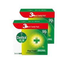 Dettol pušies kvapo muilas (6 vnt.)