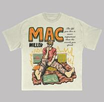 Mac Miller įkvėptas kaukolės grafikos  Vintažinis Rap Hip Hop Streetwear Marškinėliai Unisex T-Shirt XL