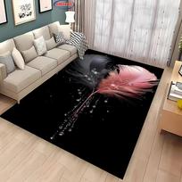 3D Naujas Atvykimas Rožinis Flamingo Didelis Kilimas Namų Svetainei Vaikų Miegamajam Sofai Durų Kilimėlis Virtuvės Grindims Neslystantis Dekoro Kilimas 40x60cm (16x24in)