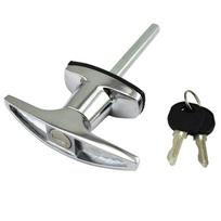 Camping Camper Shell Lock T-Handle Locking Mechanism Easy Install Truck Lock Solution Long-Lasting Performance
