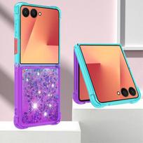 Z Flip7 Quicksand Case for Samsung Galaxy Z Flip 7 6 5 Glitter Flash Gradient Case for Galaxy ZFlip 7 Phone Cover Fundas Coque Galaxy Z Flip5