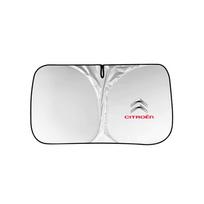 Citroen logotipui Automobilio priekinio stiklo saulės skydelis Dangtelis Sulankstomas Sutirštintas Priekinio lango UV atspindintis saulės skydelis Užuolaida Apsaugos nuo saulės dangtelis For Citroen