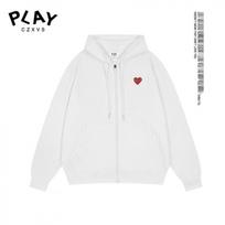 2025PLAY CZXVS Trendy Autumn/Winter 350g Heavyweight Hooded Cardigan Sweatshirt for Men XXXL 200-220 jin juoda