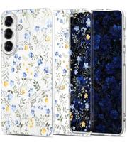 Skaidrus dėklas su gėlėmis Samsung Galaxy S26 telefonui "Tech-Protect Flexair Spring Flowers"