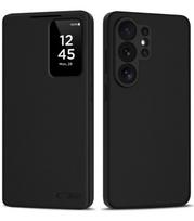 Matinis juodas atverčiamas dėklas Samsung Galaxy S26 Ultra telefonui "Tech-Protect Smart Wallet"