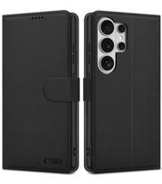 Juodas atverčiamas dėklas Samsung Galaxy S26 Ultra telefonui "Tech-Protect Wallet"