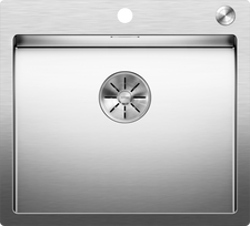Plautuvė Blanco CLARON 500-IF/A Durinox 521633 (su ekscentriniu ventiliu)