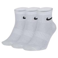 Nike Everyday Lightweight Training Ankle kojinės (3 poros) - Dydis 42 (SX7677-100 Kojinės)