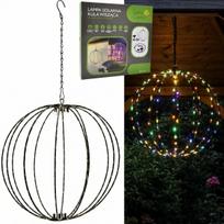 Saulės Pakabinamas šviestuvas Rutulys 30 Cm 120 Led Daugiaspalvis