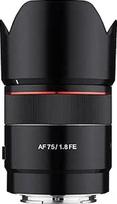 "Rokinon AF 75mm f/1.8 FE" objektyvas "Sony E