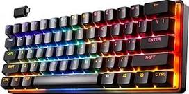"SteelSeries Apex Pro Mini" belaidė mechaninė žaidimų klaviatūra, sparčiausia pasaulyje klaviatūra, pritaikoma reakcija, 60 % formos, angliškas (QWERTY) išdėstymas