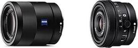 "Sony" SEL-55F18Z "Zeiss" standartinis objektyvas (fiksuotas židinio nuotolis ir SEL24F28G | Viso formato FE 24 mm F2.8 G - aukščiausios klasės G serijos objektyvas su fiksuotu židinio nuotoliu