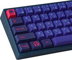 "Sunzit PBT" klavišų dangteliai, 159 klavišų "Cherry" profilio dažų sublimacinio lazerio klavišų dangtelis su 7U tarpo juosta, tinkantis ISO ANSI MX "Cherry" mechaninei klaviatūrai