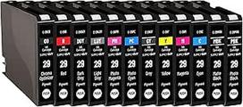 "Supply Guy" 12 spausdintuvo kasečių, suderinamų su "Canon PGI-29 Multipack for Pixma PRO1