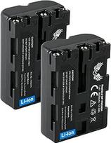 2 x SK akumuliatorius "Sony NP-FM500H" | 1650mAh | NP-FM500 "Sony Alpha 57 77 99 II A57 A58 A65 A68 A77 A77V A99 II DSLR A450 A580 A700 A850 A900 0