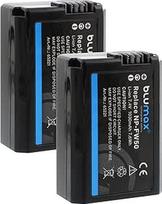 2 x "Blumax" baterija, suderinama su "Sony NP-FW50" | 1030 mAh - "Sony Alpha 7 7II 7R 7S II 6300 6500 // NEX-6 NEX-7 NEX-F3 // CyberShot DSC RX10 IV // ZV-E10