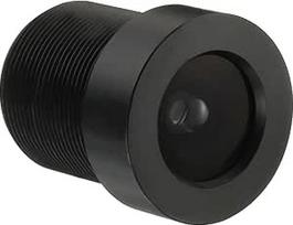 3.6mm CCTV kameros objektyvas 720P F2.0 FPV plataus kampo apsaugos kameros objektyvas M12 sriegio skersmuo IP kameros panoraminei juoda
