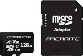 ARCANITE microSD atminties kortelė su adapteriu 128GB