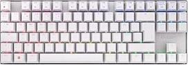 CHERRY MX 8.2 TKL belaidė žaidimų klaviatūra be skaičių klaviatūros, šiaurietiškas išdėstymas (QWERTY), "Bluetooth", 2,4 GHz ir laidas, MX2A RED jungikliai, balta