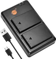 DSTE 2PCS Olympus BLS-1 PS-BLS1(2100mAh/7.4V) baterijos įkroviklio rinkinys, skirtas Olympus E-400, E-410, E-420, E-450, E-600, E-620, E-P1, E-P2, E-P3, E-PL1, E-PL3, E-PM1 fotoaparatui