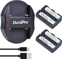 DuraPro 2X NP-FM500H ličio jonų akumuliatorius ir USB įkroviklis, skirtas "Sony Alpha SLT-A57, A58, A65, A65, A65V, A77, A77V, A99, CLM-V55, DSLR-A100, A200, A300, A350, A450, A500 fotoaparatams