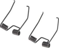 Edelstahl-Doppel-Doppel-Torsionsfeder, 2 Stück, Ersatzfeder, Edelstahl-Doppel-Torsionsfeder, Barber-Feder, elektrinis drücker