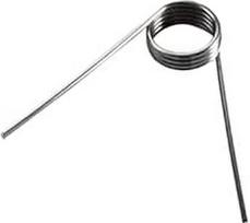 Edelstahl-Torsionsfedern, 10 vnt., vielos skersmuo 0,7 mm, išorinis skersmuo 8,5 mm, spyruoklinis plienas, mechaninis kampas 60°, 0,7x8,5 mm-6 apsisukimų - 60°(0,7x8,5 mm-6 apsisukimų - 60°)