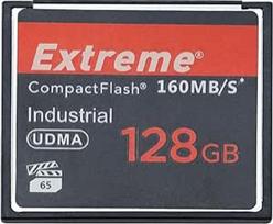 Extreme 128GB Compact Flash atminties kortelė, originali CF kortelė profesionaliems fotografams, videografams, entuziastams