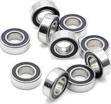 Guolių keitimas 10 vienetų SMR126-2RS 6 x 12 x 4 mm nerūdijančio plieno guoliai SMR126RS ABEC-7 antikorozinis guolis MR126RS rutulinis guolis