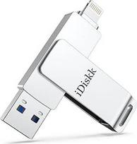 iDiskk MFi sertifikuota 512GB nuotraukų atmintinė "iPhone" USB atmintinė "iPad", suderinama su naujausiais "iOS" kompiuteriais "Mac", "iPhone" saugykla su programa