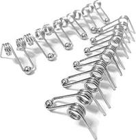 Maža sukimo spyruoklė, 4 dalių plaukų geležies plieno pakaitalas 1,2 mm Custom Double Return Torsion Spring (ilgis 28 mm)
