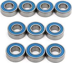 MR104RS guoliai 4 x 10 x 4 mm 10 vienetų ABEC-5 Hobby elektrinis RC automobilis MR104 RS 2RS rutuliniai guoliai MR104-2RS mėlyni sandarūs (20 vienetų)
