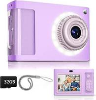 Skaitmeninis fotoaparatas vaikams, 1080P senovinis vaikiškas fotoaparatas, 2.4 IPS ekrano vaikiškas fotoaparatas su 16 LED užpildymo žibintų, gimtadienio festivalio dovana vyresnio amžiaus žmonėms, paaugliams, studentams, pradedantiesiems