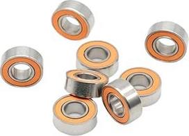SMR115RS CB SMR115 2RS CB Žvejybiniai ritininiai guoliai 5 x 11 x 4 mm Nerūdijančio plieno hibridiniai keraminiai oro guoliai Pakuotė po 4 vnt.