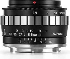 TTARTISAN 23 mm F1.4 APS-C fotoaparato objektyvas plataus kampo pagrindinis objektyvas Nešiojamasis objektyvas, skirtas "Fuji FX" laikikliui, tinkamas portretinėms nuotraukoms (Fuji X, juodai sidabrinis)