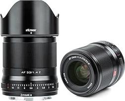 VILTROX 33mm f1.4 Z-Mount pagrindinis objektyvas, skirtas Nikon Z5 Z50 Z6 Z6II Z7 Z7II ZFC (APS-C, automatinis fokusavimas), juodas