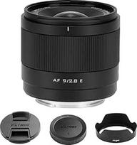 VILTROX AF 9 mm F2.8 Air APS-C automatinio fokusavimo objektyvas, lengvas ir nešiojamas plataus kampo objektyvas su didele diafragma ir 113,8° itin plačiu matymo lauku, suderinamas su "Sony E-Mount" fotoaparatais