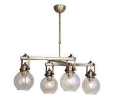 Lubinis šviestuvas su stiebu POLINO 4xE27/40W/230V, bronzinis