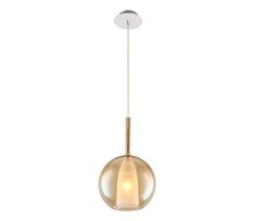 Pakabinamas šviestuvas ant laido MUSCAT 1xE14/40W/230V, aukso spalvos